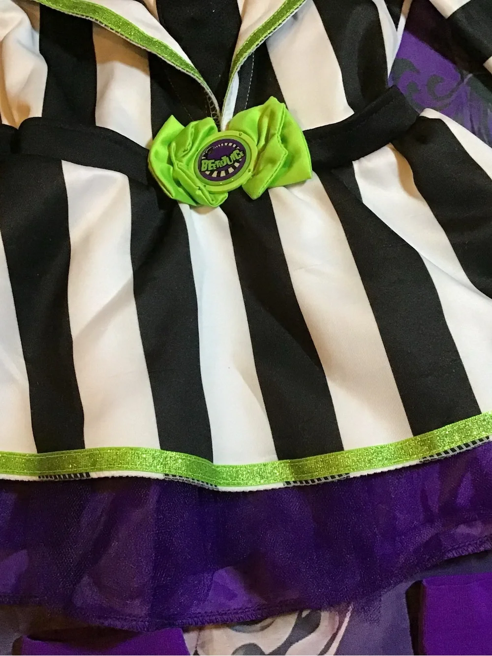 Beetlejuice toddler dress